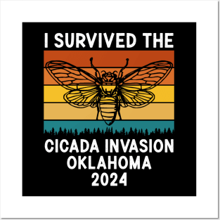 I Survived The Cicada Invasion Oklahoma 2024 Posters and Art